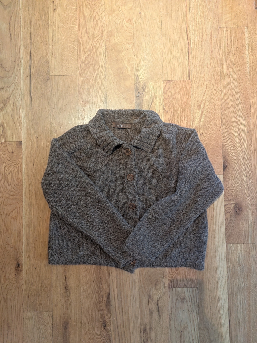 Wool And Alpaca Cardigan